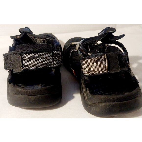 Teva Boys Adjustable Sandals With Straps Black/Gray Size 5 Durable Outdoor Footw - Picture 8 of 8